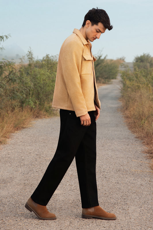 Faux Suede Jacket - 5008