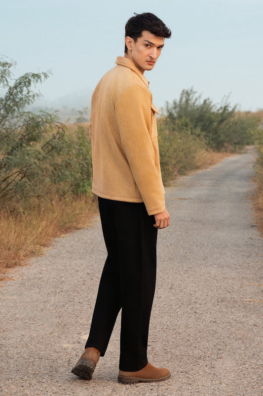 Faux Suede Jacket - 5008