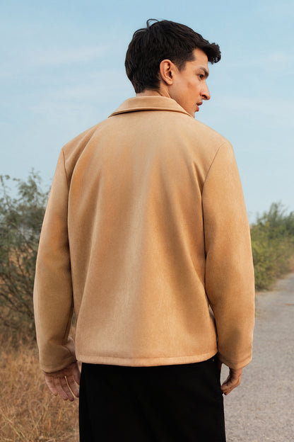 Faux Suede Jacket - 5008