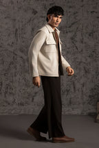 Faux Suede Jacket - 5008