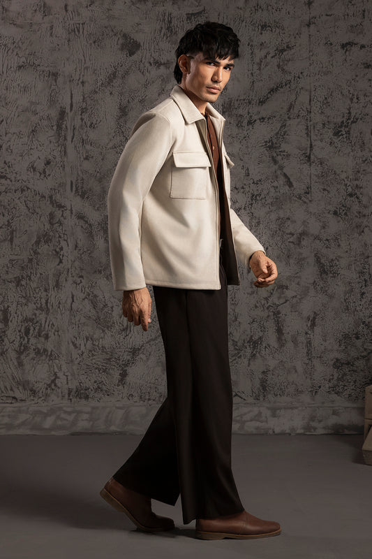 Faux Suede Jacket - 5008