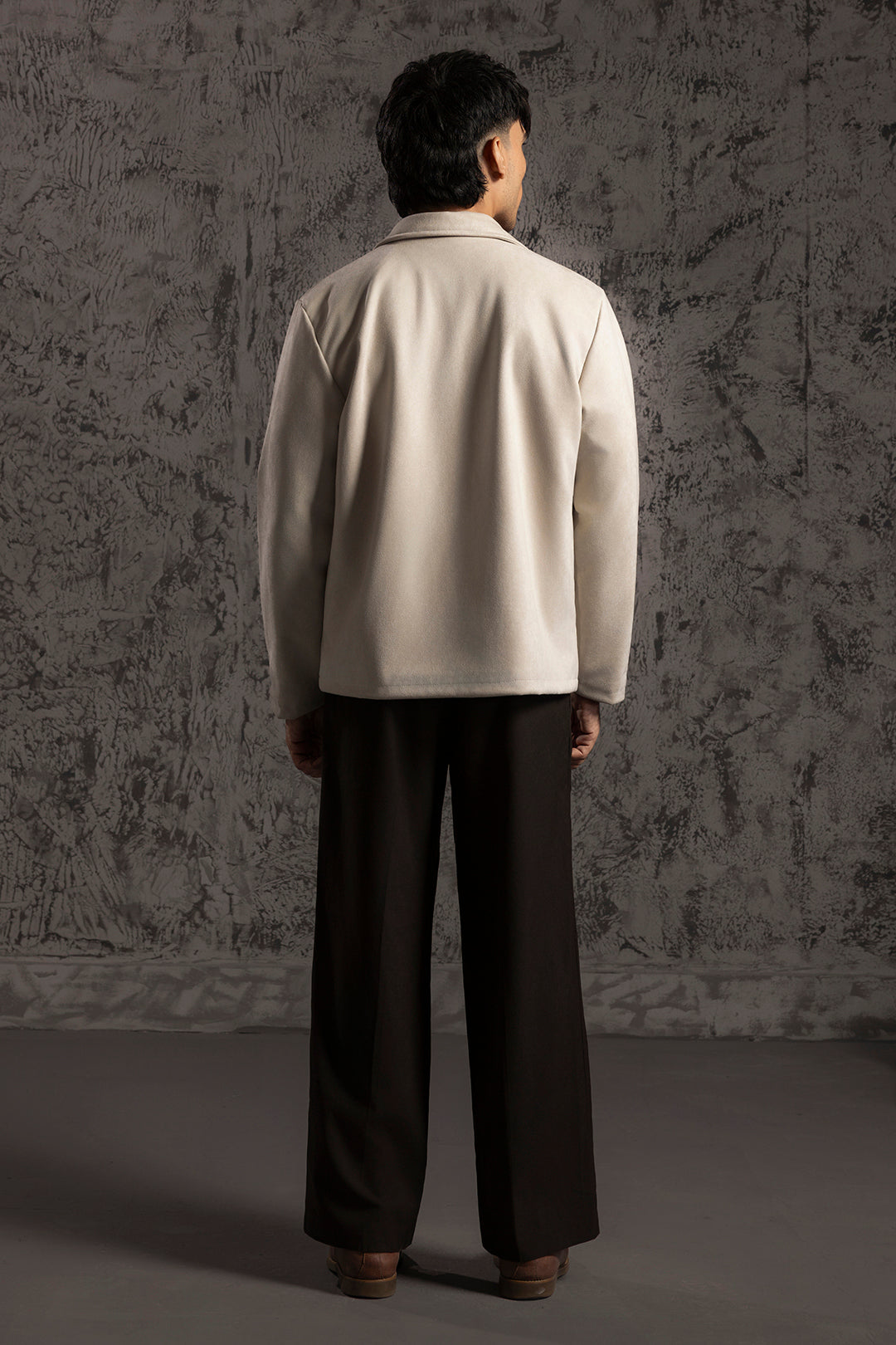 Faux Suede Jacket - 5008