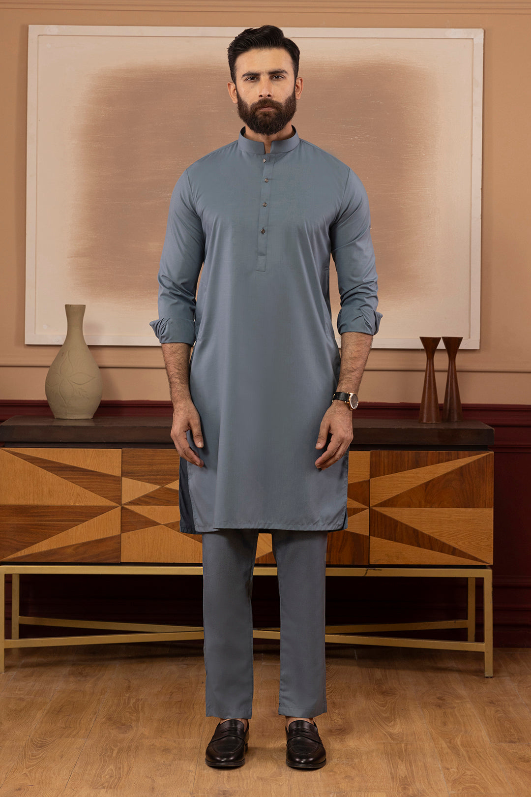 Wash & Wear Kurta Pajama - 9012