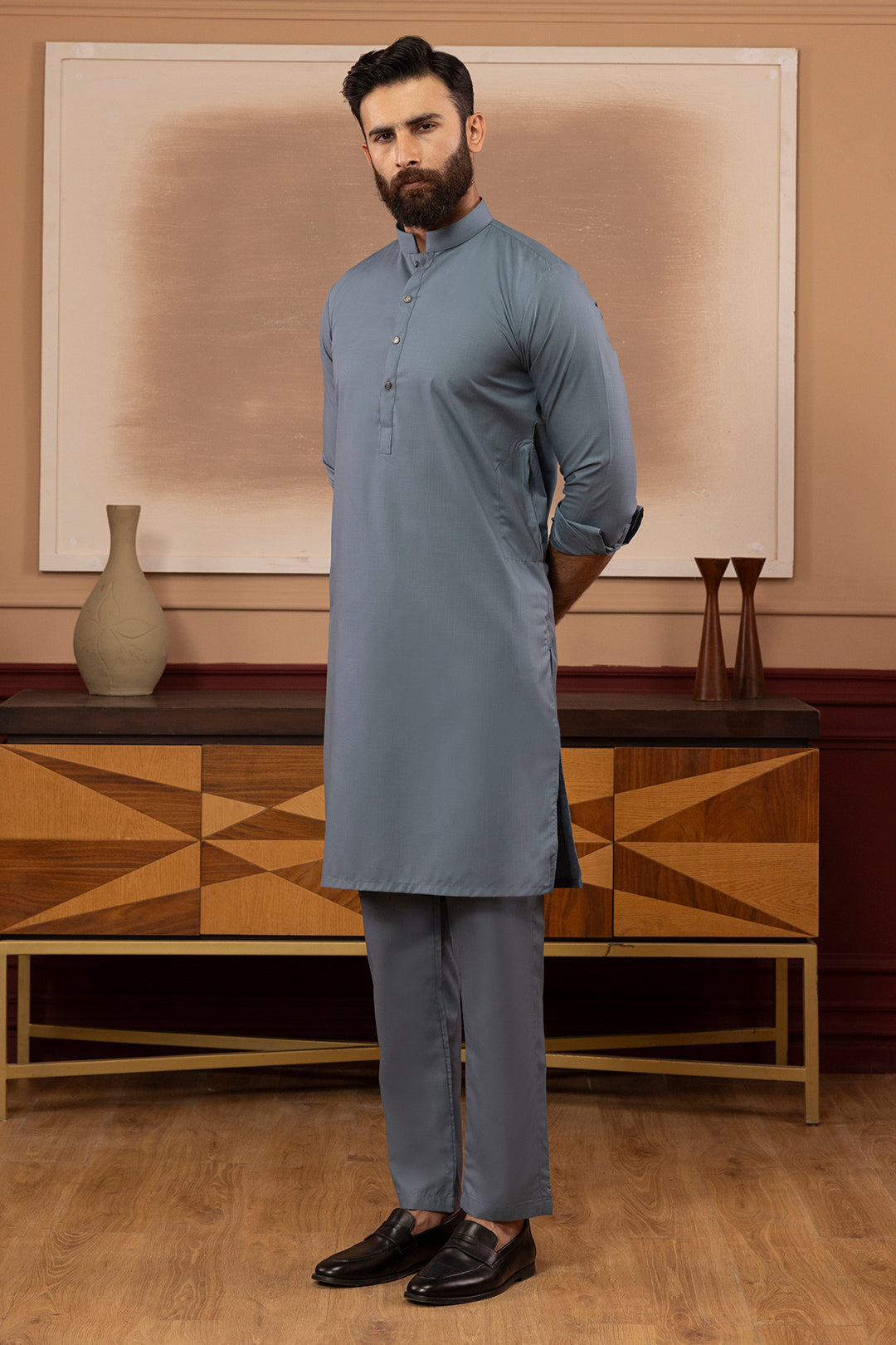 Wash & Wear Kurta Pajama - 9012