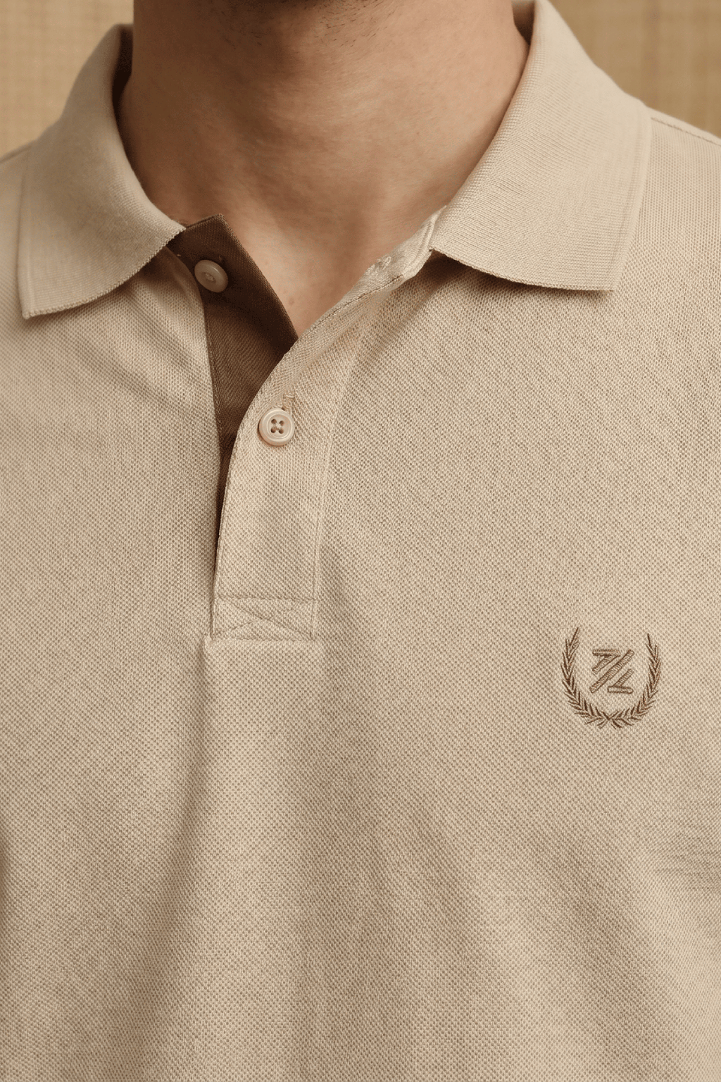 Contrast Placket Polo - 6001