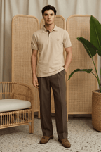 Contrast Placket Polo - 6001