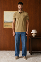 Contrast Placket Polo - 6001