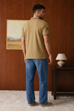 Contrast Placket Polo - 6001
