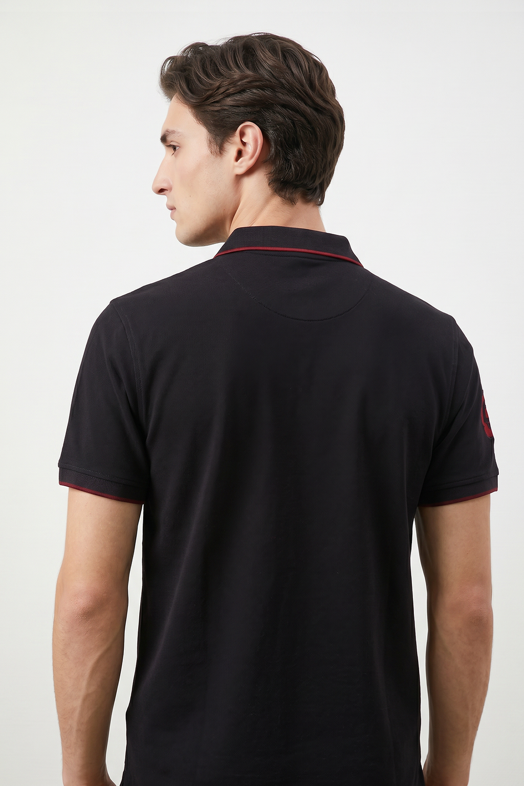 Contrast Placket Polo - 6001