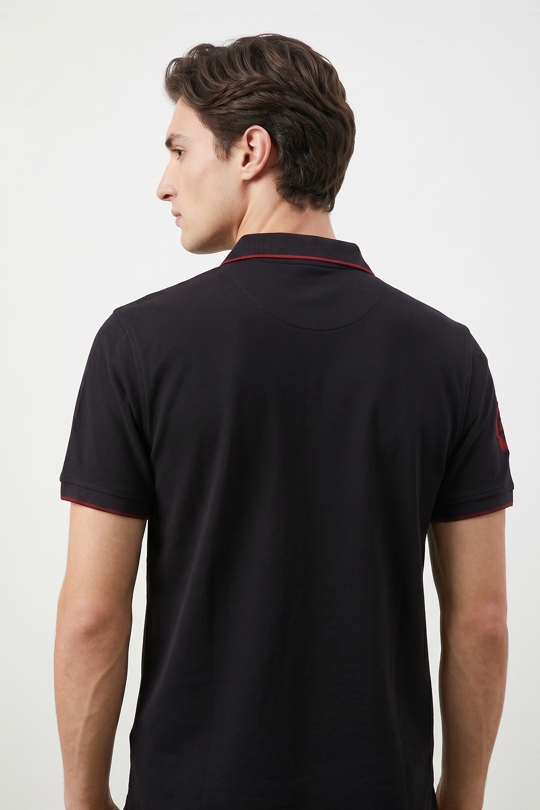 Contrast Placket Polo - 6001