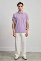 Contrast Placket Polo - 6001