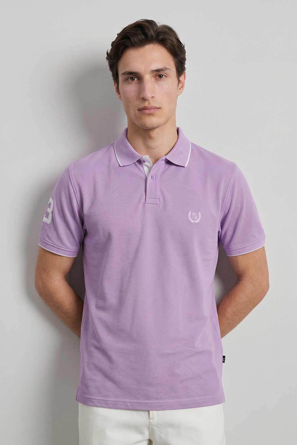 Contrast Placket Polo - 6001