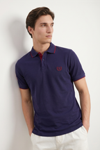 Contrast Placket Polo - 6001