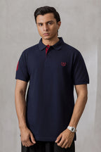 Contrast Placket Polo - 6004