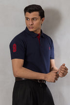 Contrast Placket Polo - 6004