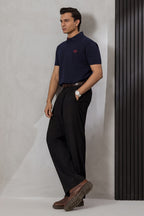 Contrast Placket Polo - 6004