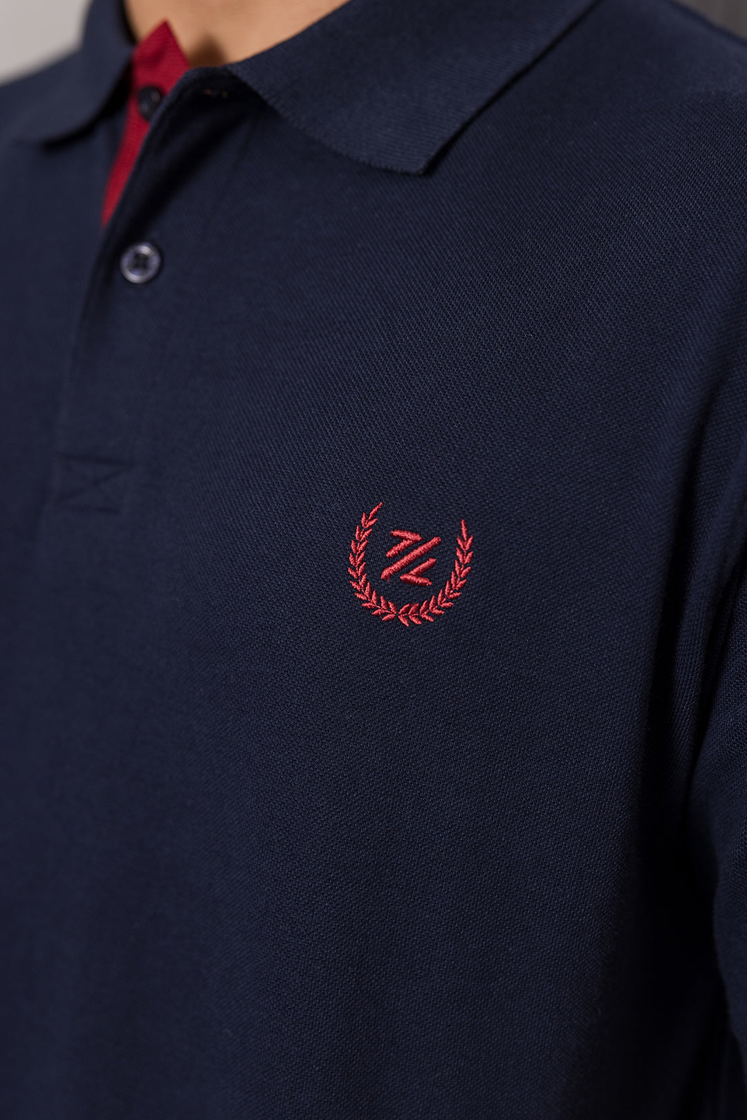 Contrast Placket Polo - 6004