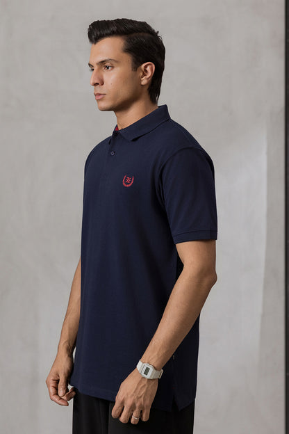 Contrast Placket Polo - 6004