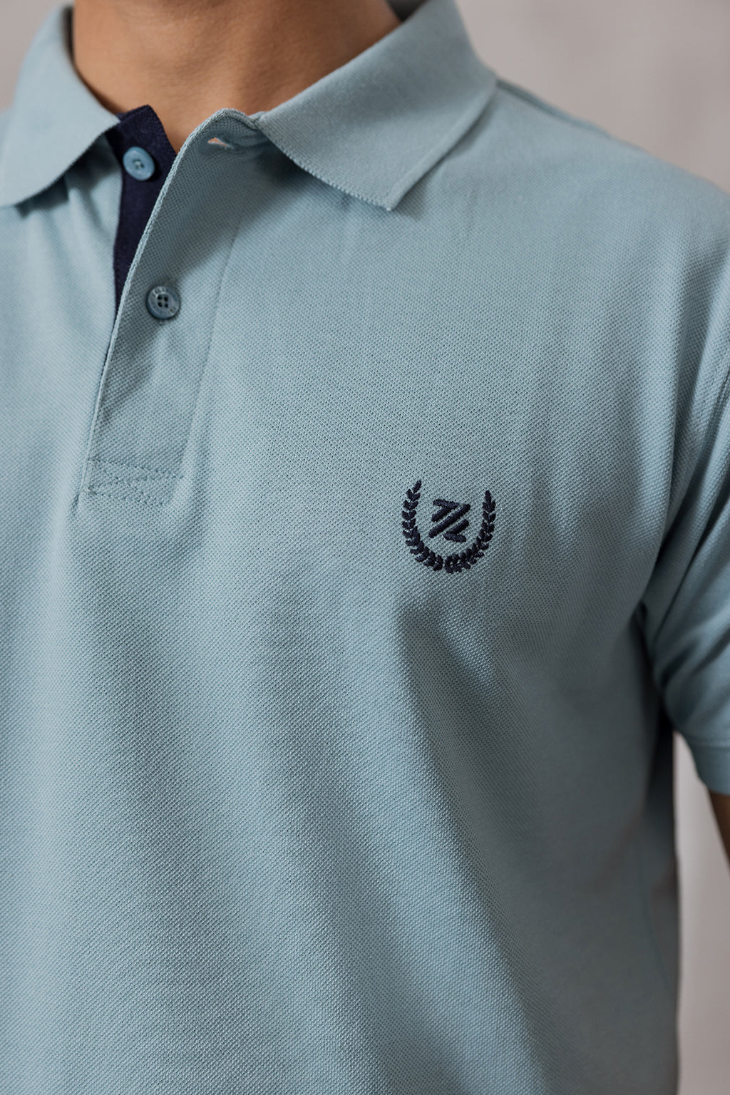 Contrast Placket Polo - 6004