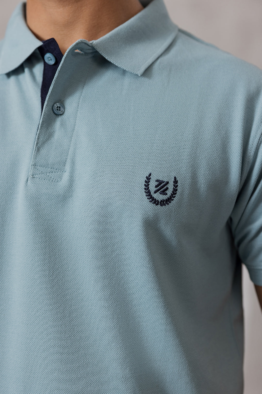 Contrast Placket Polo - 6004