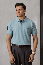 Contrast Placket Polo - 6004
