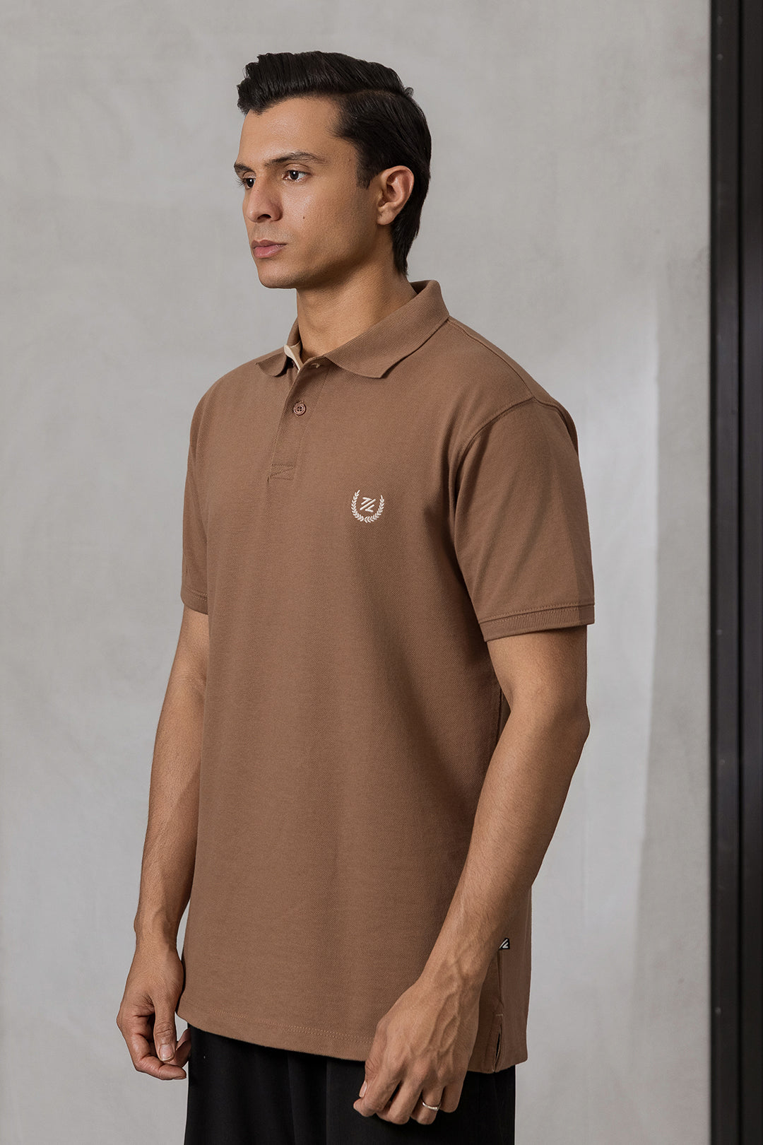 Contrast Placket Polo - 6004