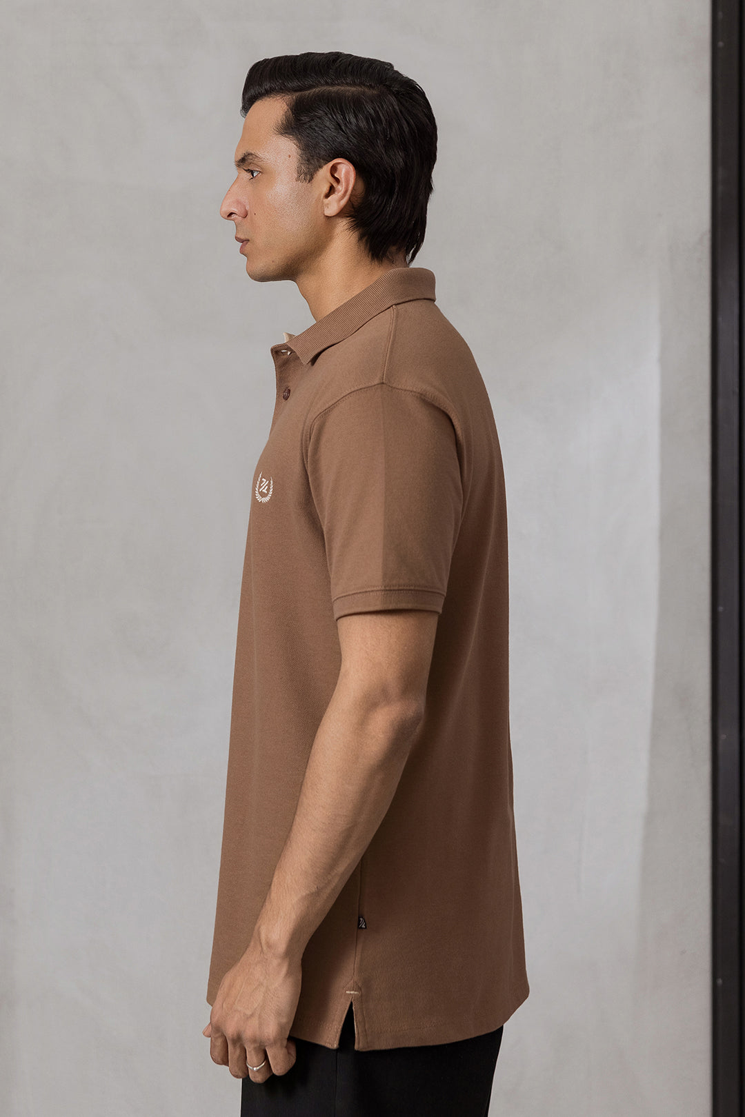 Contrast Placket Polo - 6004