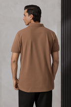 Contrast Placket Polo - 6004