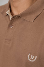 Contrast Placket Polo - 6004