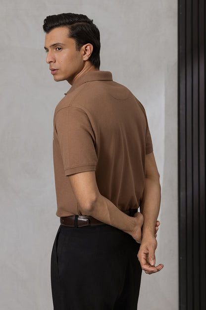 Contrast Placket Polo - 6004