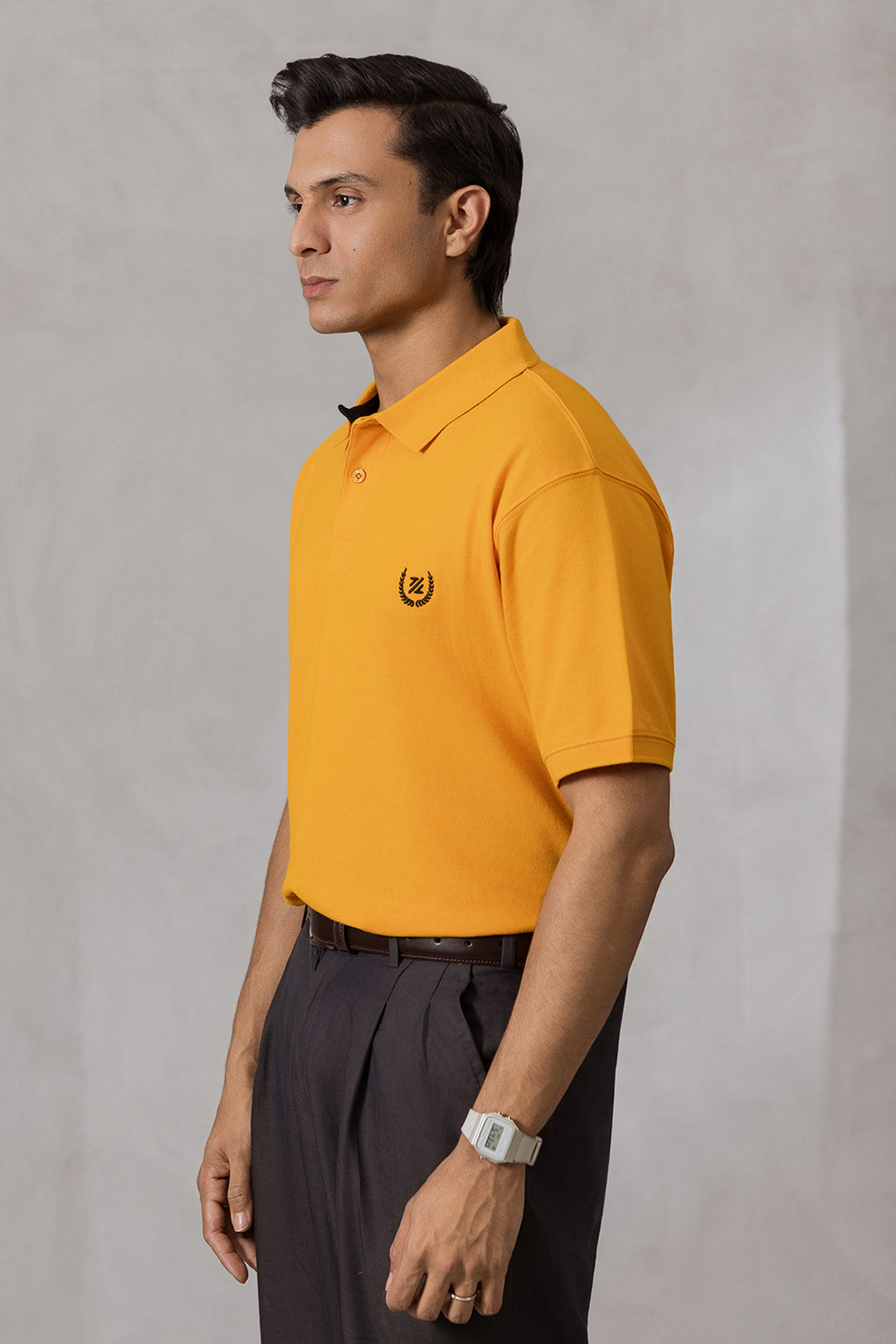Contrast Placket Polo - 6004