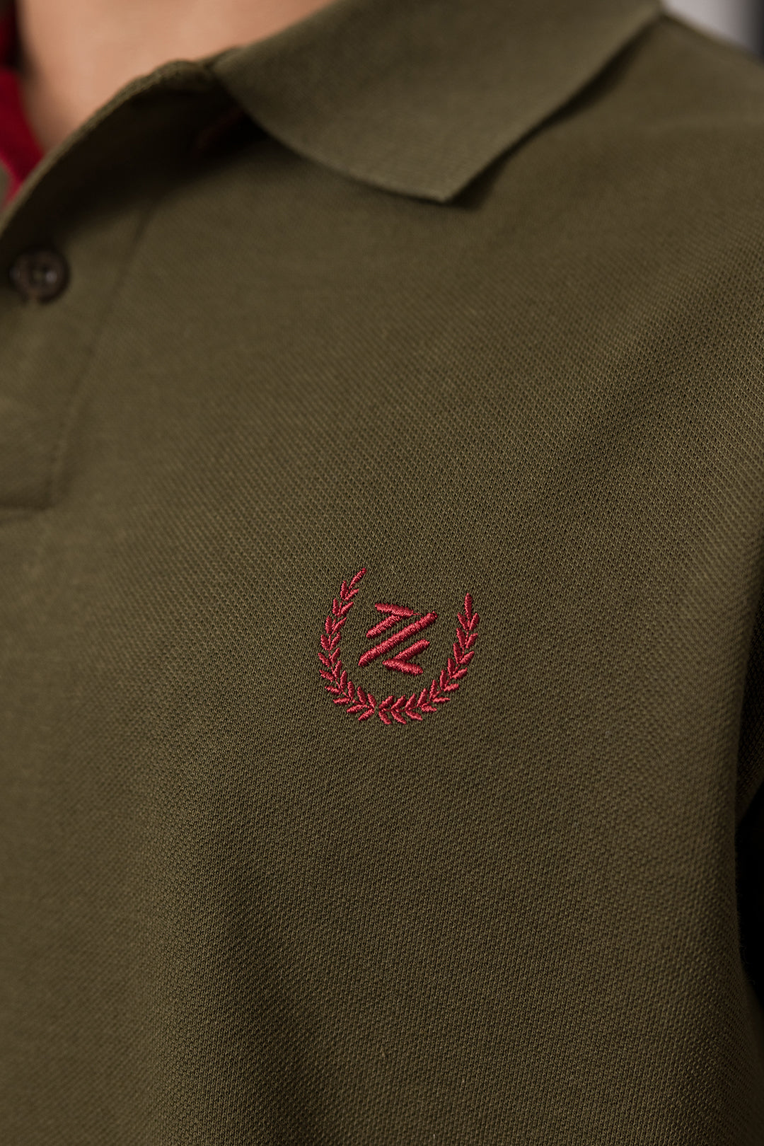 Contrast Placket Polo - 6004