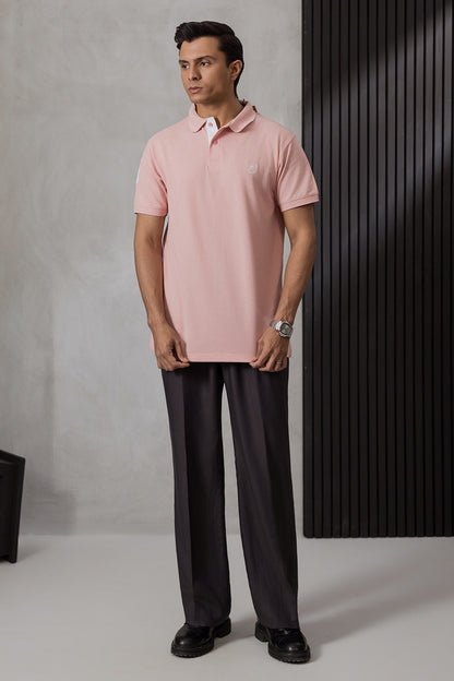 Contrast Placket Polo - 6004