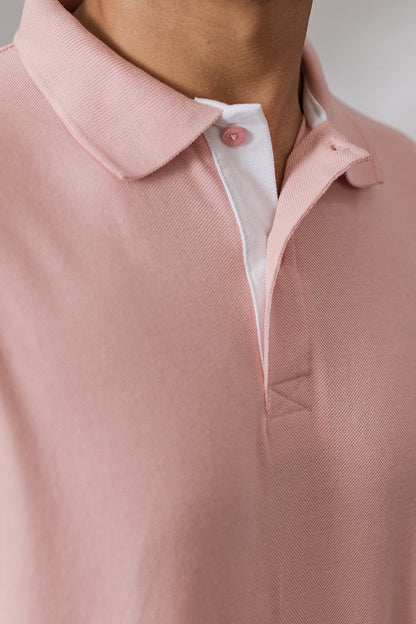 Contrast Placket Polo - 6004