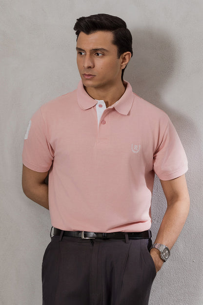 Contrast Placket Polo - 6004
