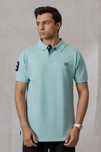 Contrast Placket Polo - 6004