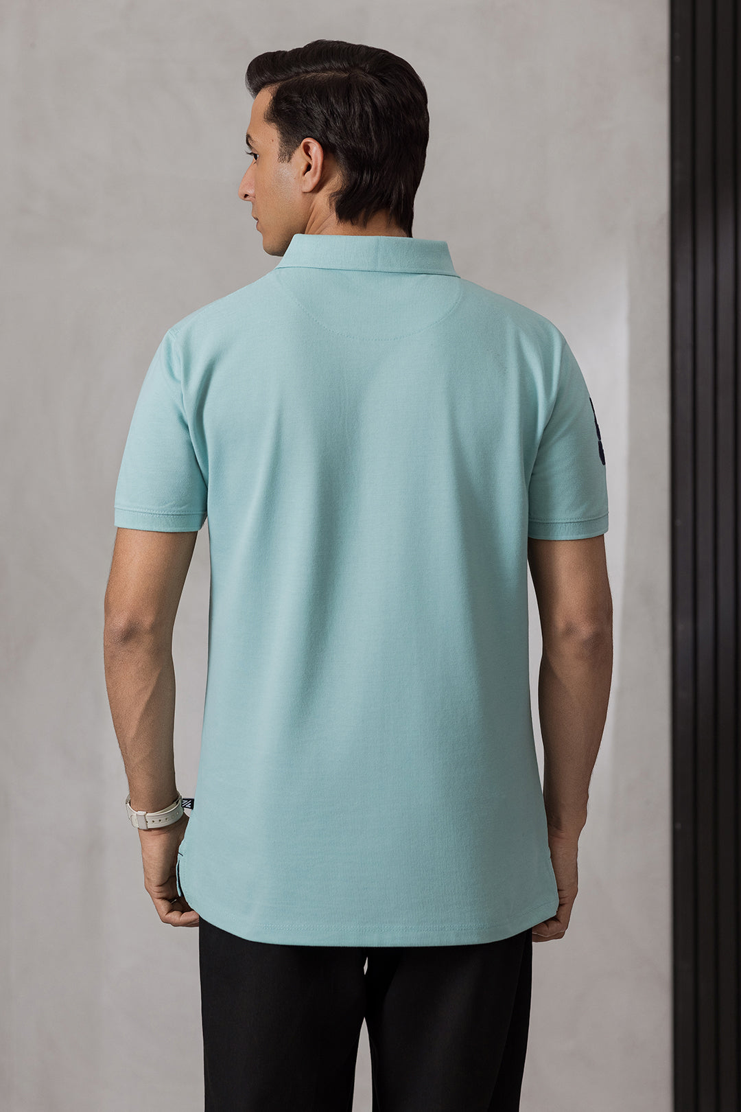 Contrast Placket Polo - 6004