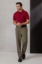 Contrast Placket Polo - 6004