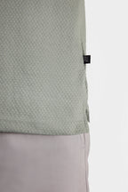 Textured Johnny Collar Polo - 5004