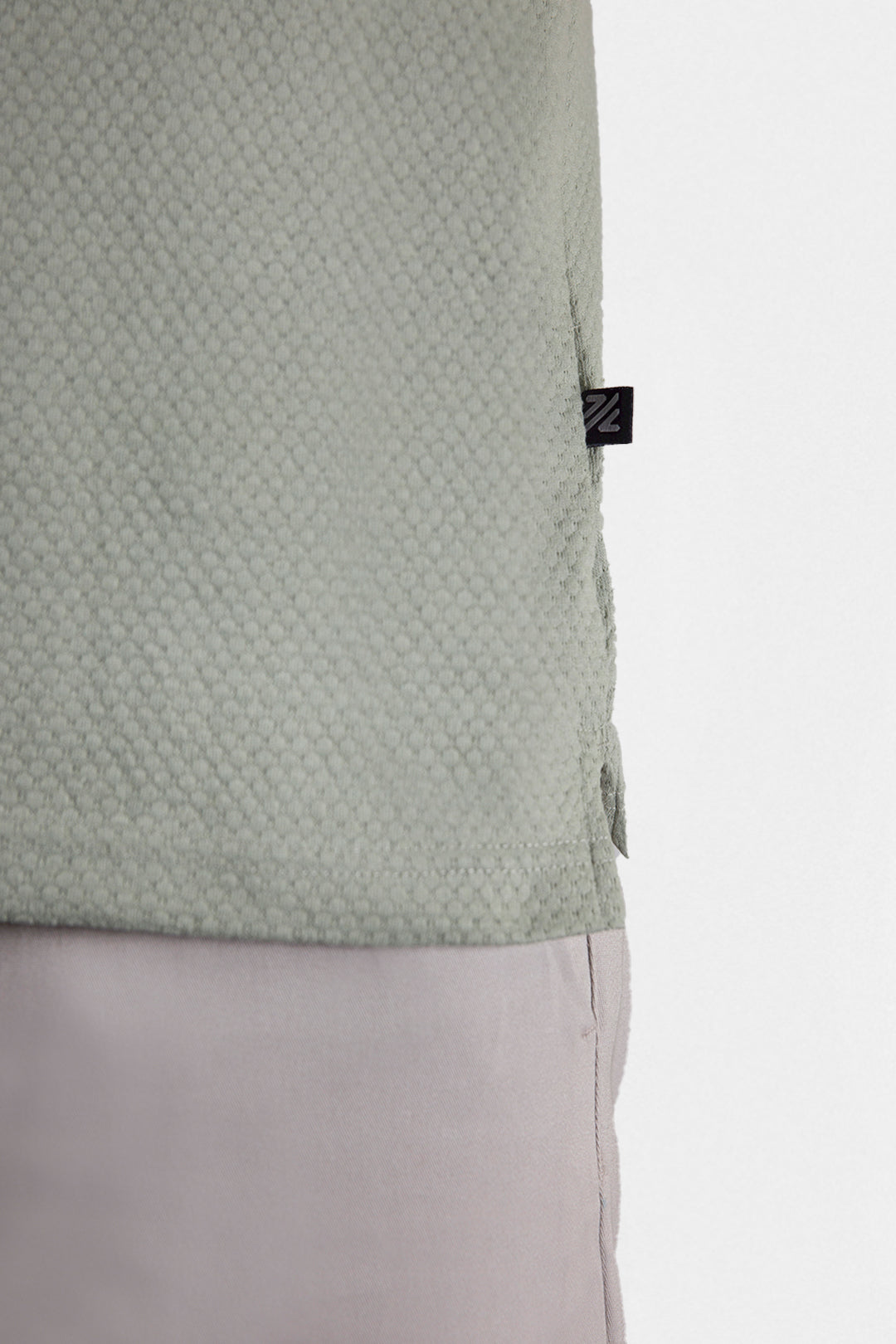 Textured Johnny Collar Polo - 5004