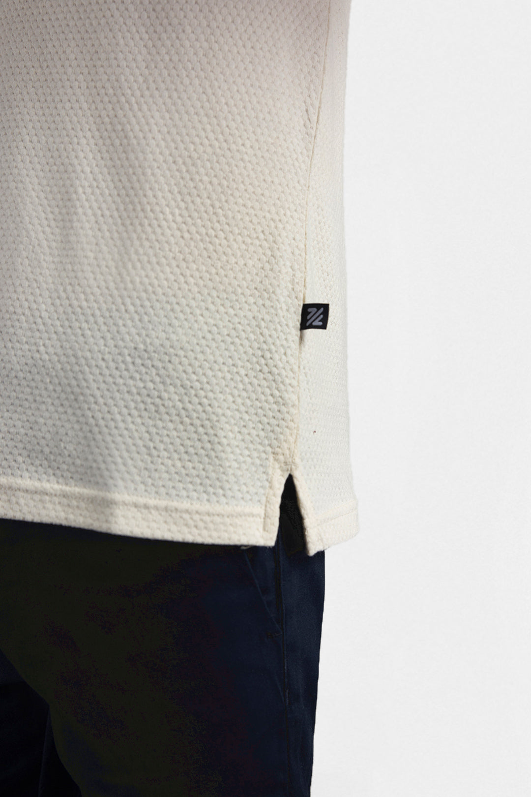 Textured Johnny Collar Polo - 5004