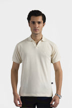 Textured Johnny Collar Polo - 5004