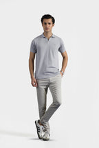 Textured Johnny Collar Polo - 5004