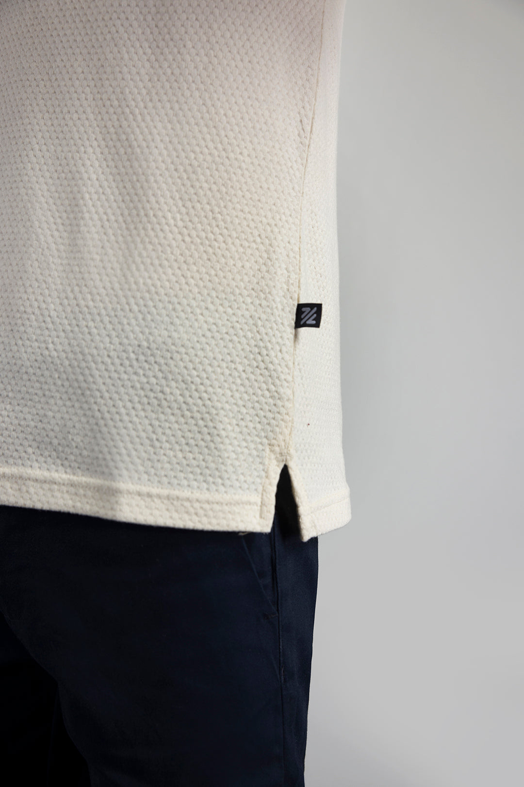Textured Johnny Collar Polo - 5004