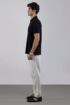 Textured Johnny Collar Polo - 5005