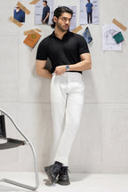 Textured Johnny Collar Polo - 5005