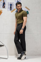 Textured Johnny Collar Polo - 5005