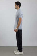 Textured Johnny Collar Polo - 5005