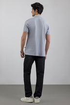 Textured Johnny Collar Polo - 5005