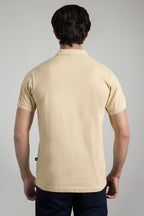 Textured Johnny Collar Polo - 5005
